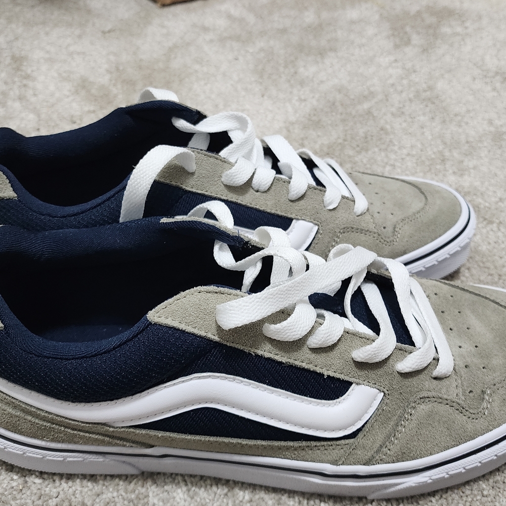 Vans Sneakers in Navy, White, and Gray